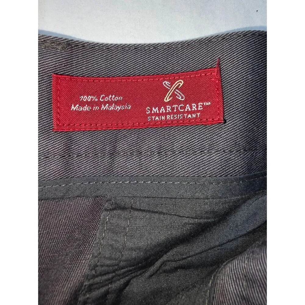 Nordstrom Smartcare Stain Resistant Gray Size 40x32 Men's Chino Pants - 53
